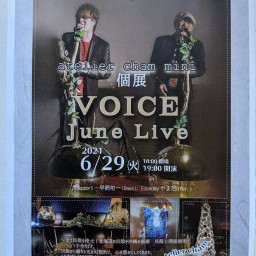 　VOICE June Live atelier cham 個展