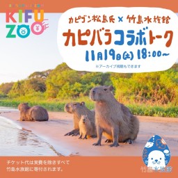 KIFUZOO竹島水族館「カピバラコラボトーク」