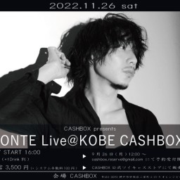 (11/26)JONTE Live@KOBE CASHBOX