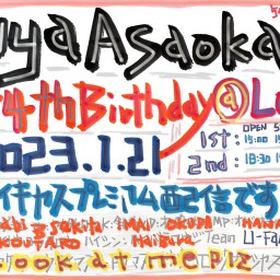 uya asaoka 54th  Birthday Live　1st