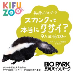 KIFUZOO 長崎バイオパーク「スカンクって本当に臭い？」