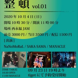NaNoMoRaL Presents 『整頓 vol.01』