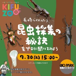 KIFUZOO長崎バイオパーク「昆虫採集の秘訣」
