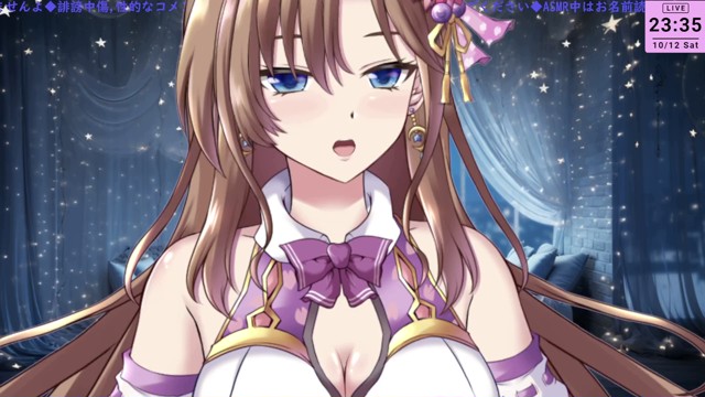 10月12日　春乃の耳舐めASMR / 春乃と夏乃の💕夢の中💜 Thumbnail Image