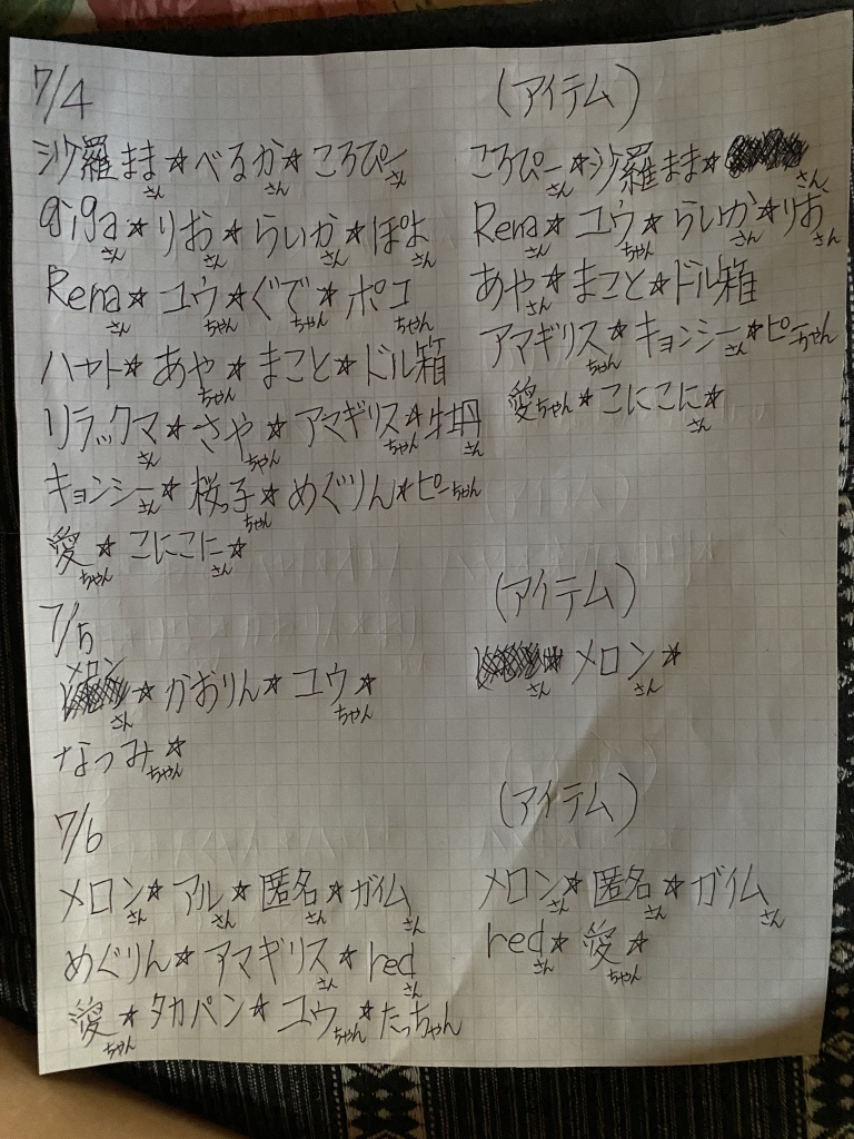 皆さん 暑い中 お仕事＆家の事ご苦労さまです
