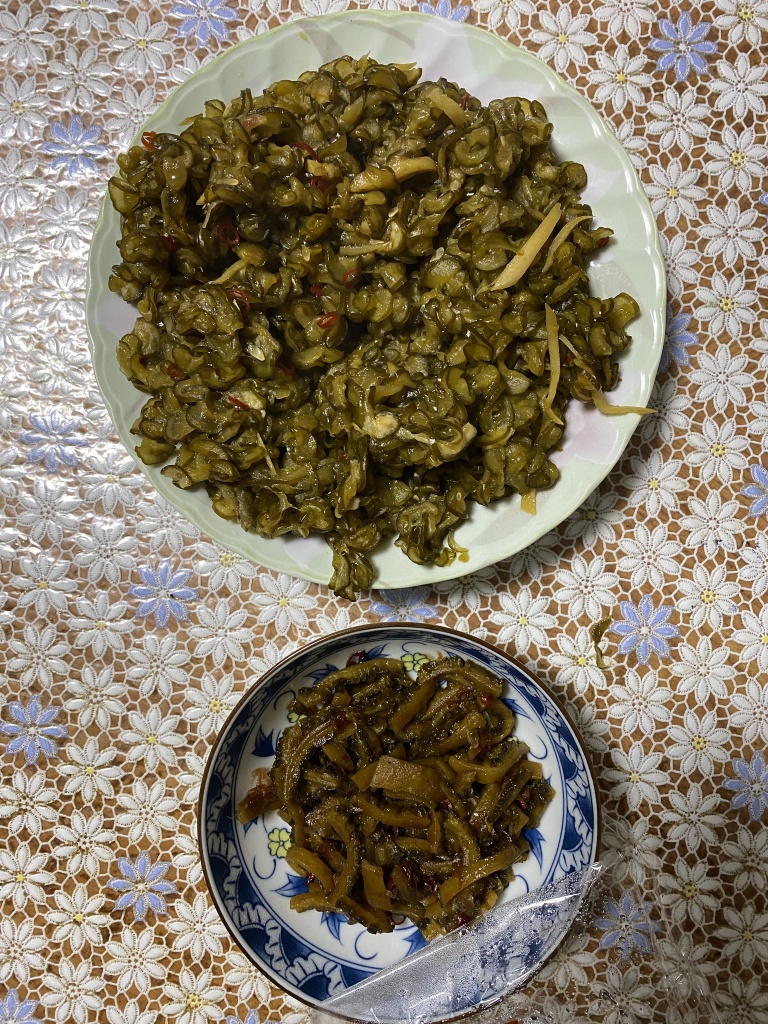佃煮二種類作りました。
