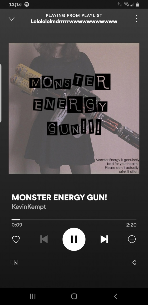 MONSTER ENERGY GUN