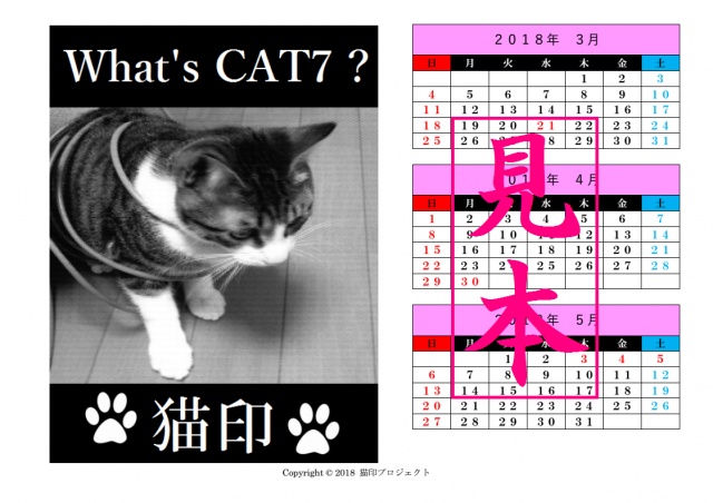 【緊急告知】猫印カレンダー発表のお知らせ
