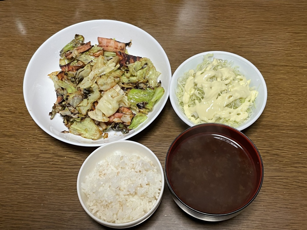今日の自炊でおうち昼ごはん🤗
