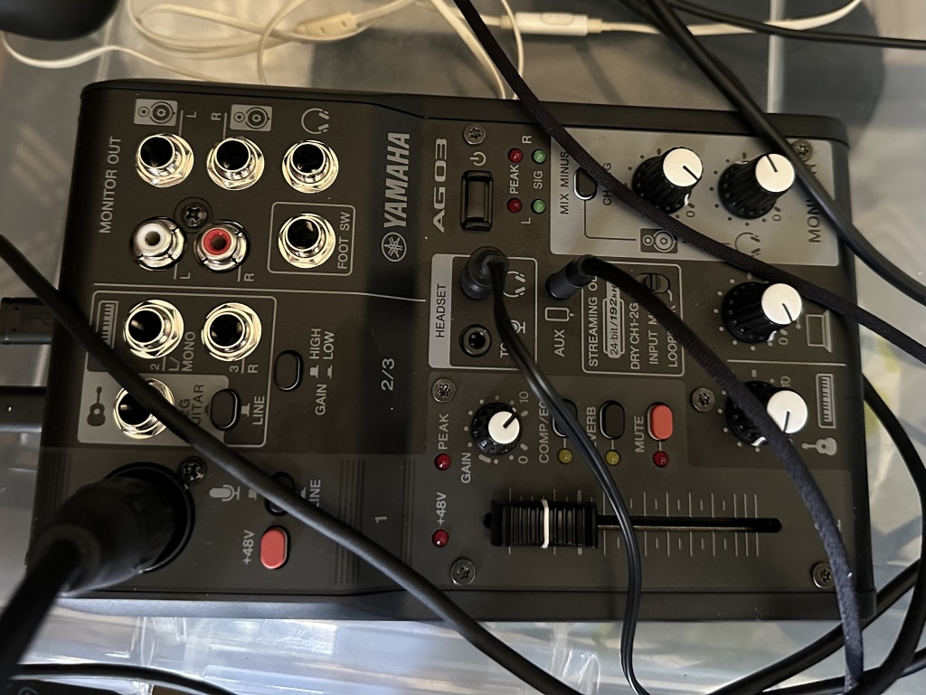 YAMAHA AG03MK2 オーディオインターフェース
