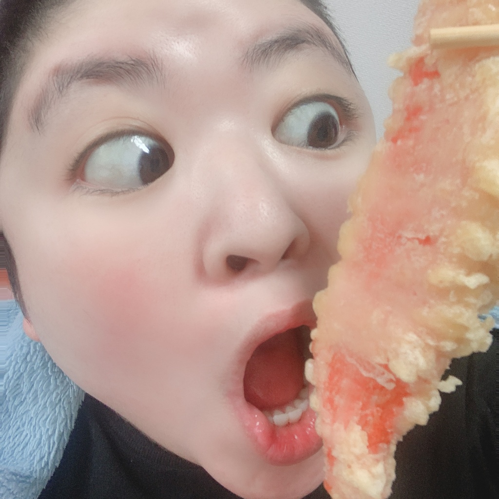 タラバガニ風天ぷらをいただく！！