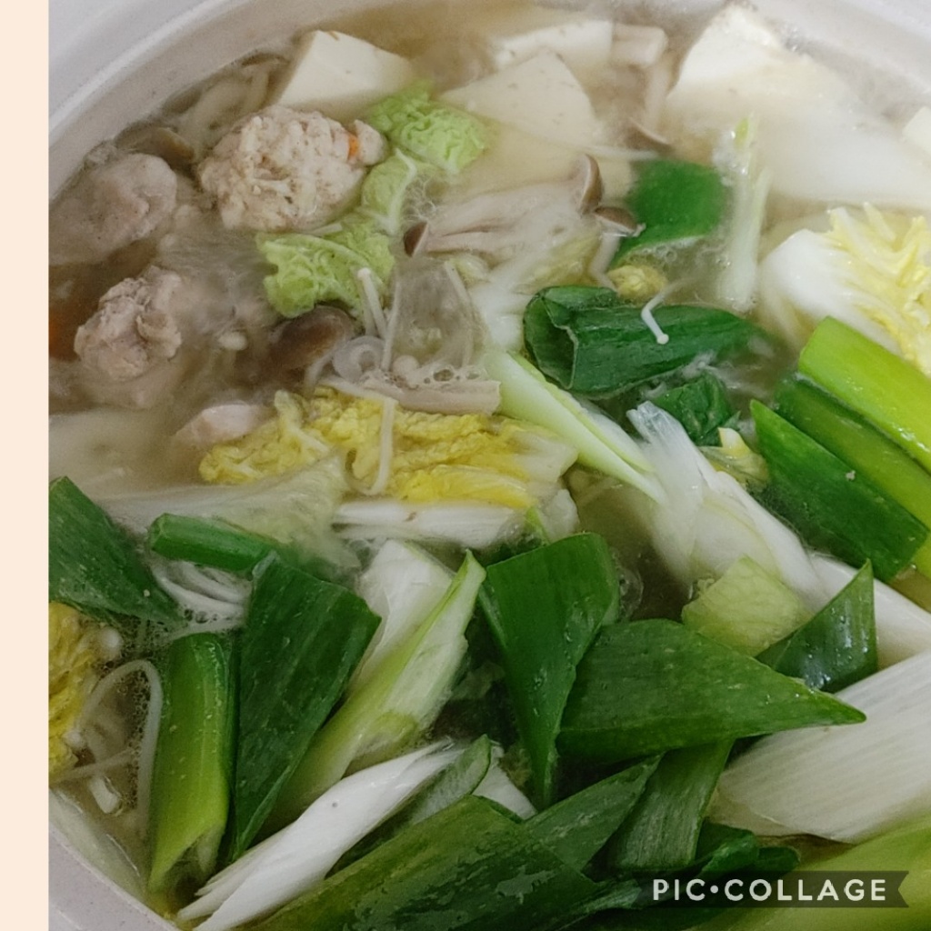 今日は鶏鍋にした少したぬきちが風邪気味のようなので