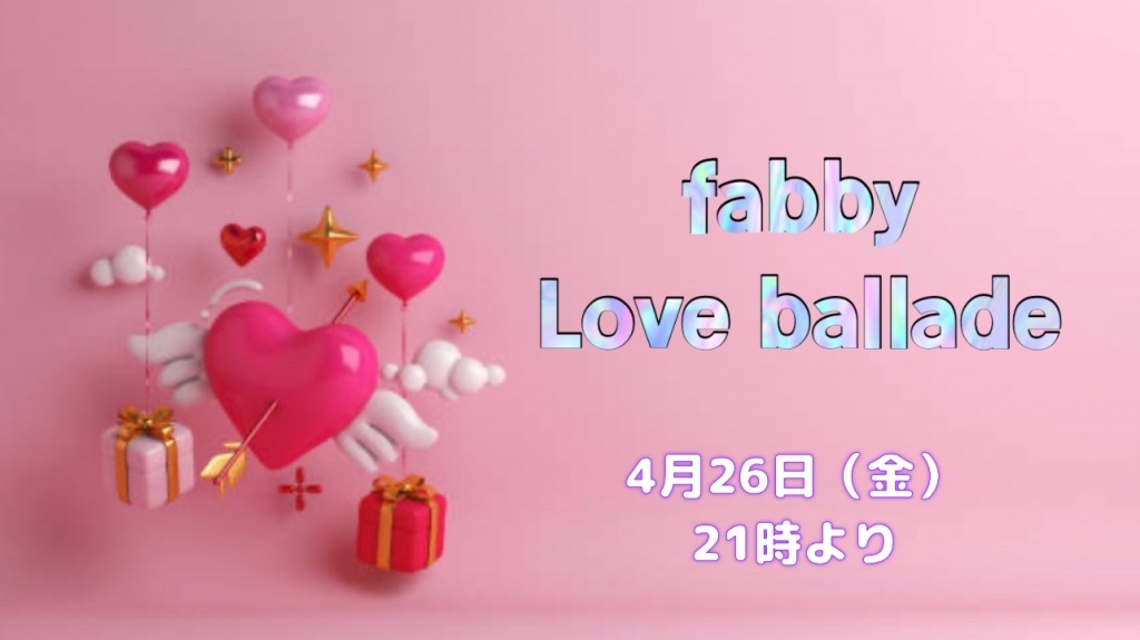 fabby Love ballade Live
