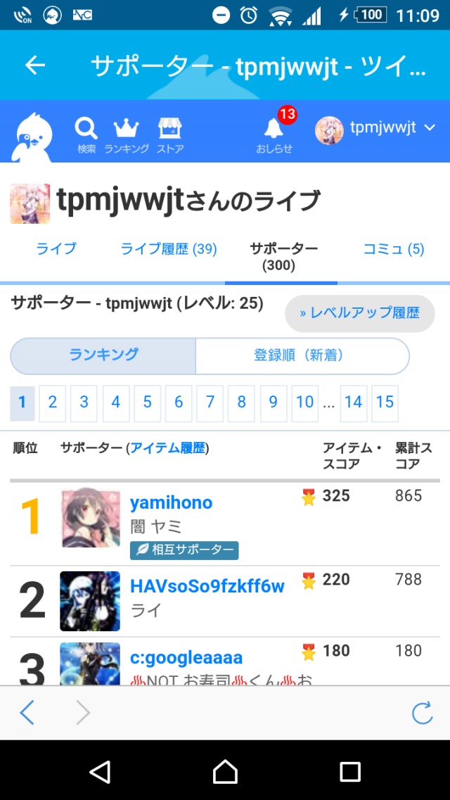 うぉぉぉぉぉぉぉぉぉぉ！！サポ300いったぁぁぁぁぁ