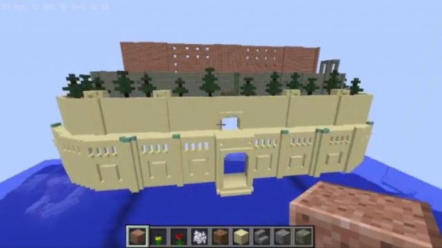 Minecraft天空の城  ラピュタ建築続きします