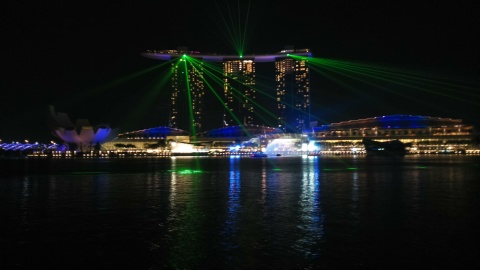 シンガポールの夜配信　南国の夜を見せましょう！