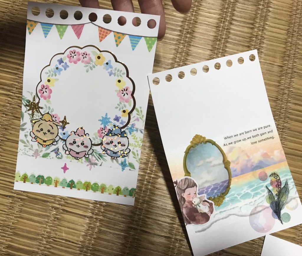 定期枠21時〜予定　コラージュ中心

