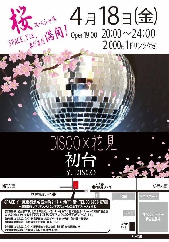 今夜は初台でお花見パーティー開催🌸✨

