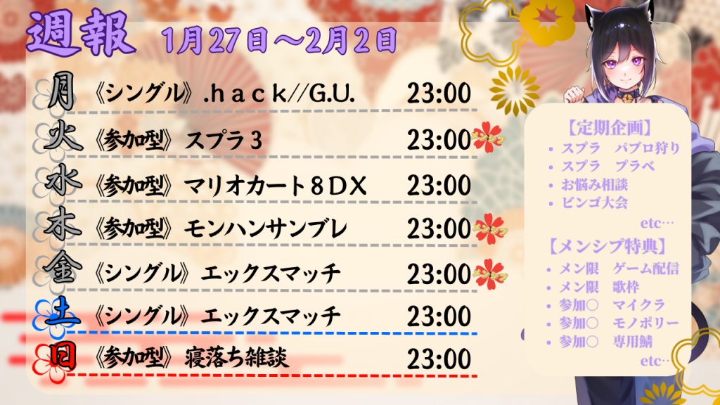 【週報】1/27~2/2days
