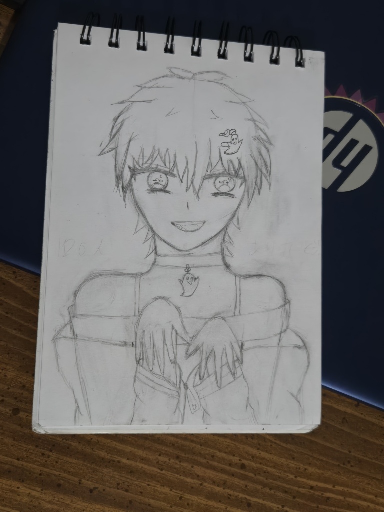 久しぶりにアナログでイラスト描くよ!
