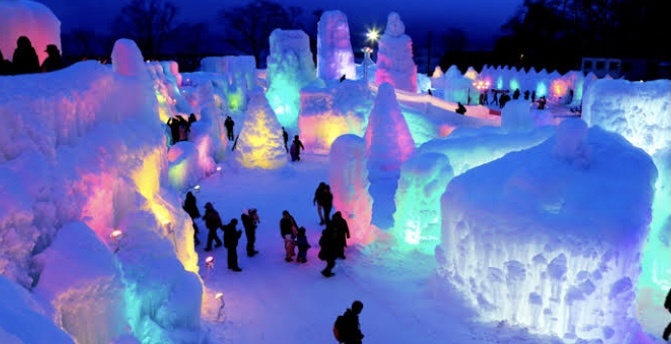 北海道支笏湖の氷涛祭りを見に行こうかなっ？？