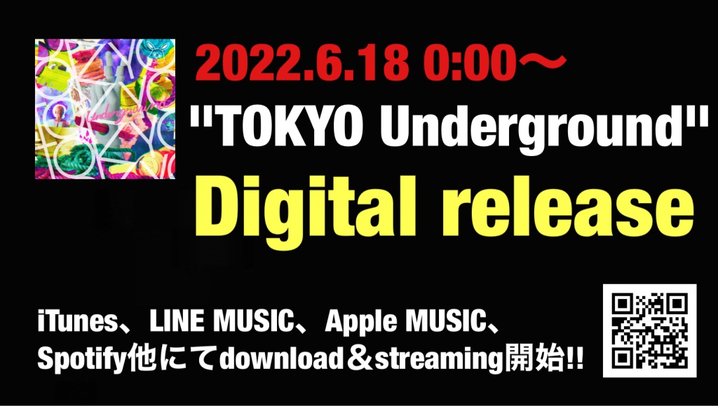 "TOKYO Underground"の0:00〜のdownload&streaming配