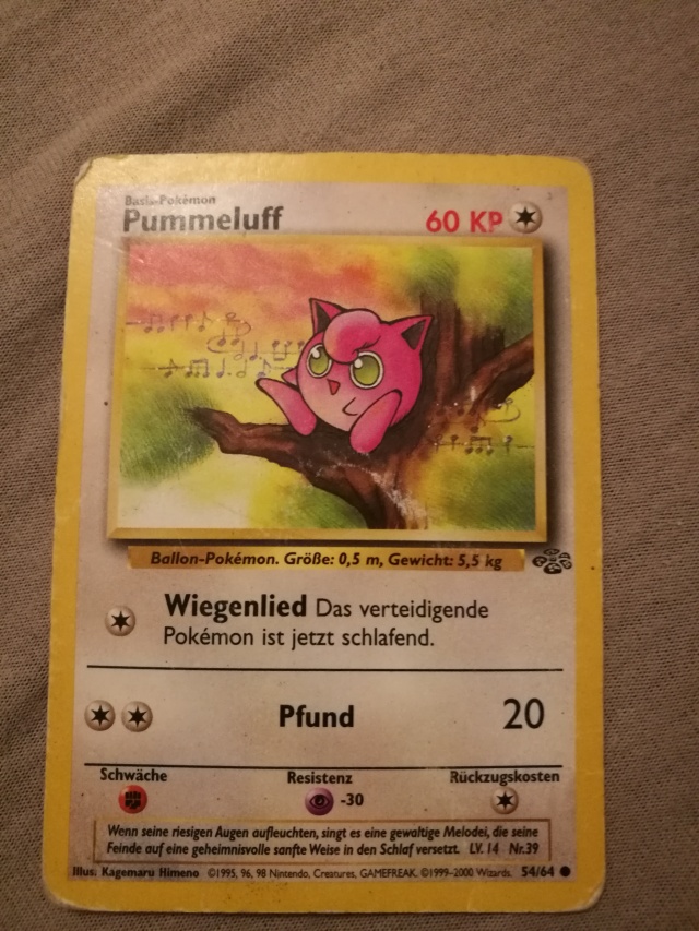 I found an old old Pokemon Card in my basement.