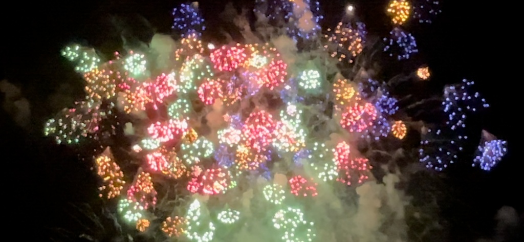 YouTubeに、和歌山マリーナシティでの、花火大会の動