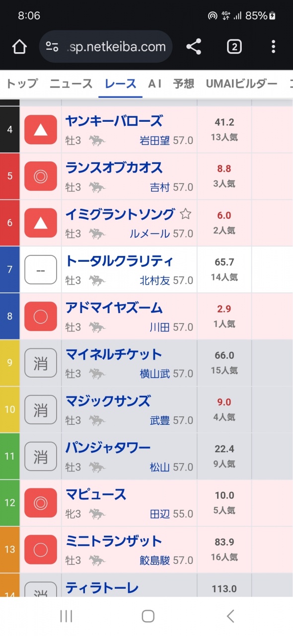 日曜競馬オジ
