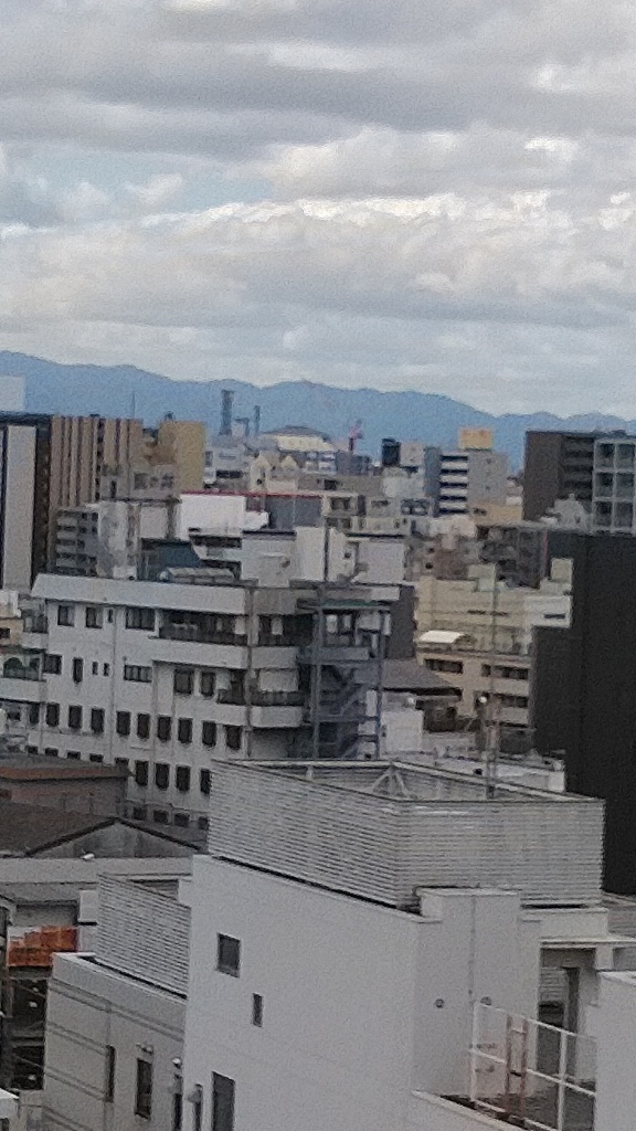 京セラドーム大阪(スパワールド世界の大温泉)から撮影