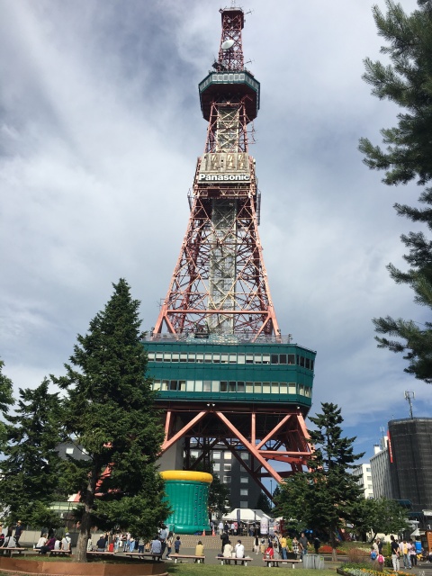 札幌大通り公園テレビ塔バンジージャンプ。