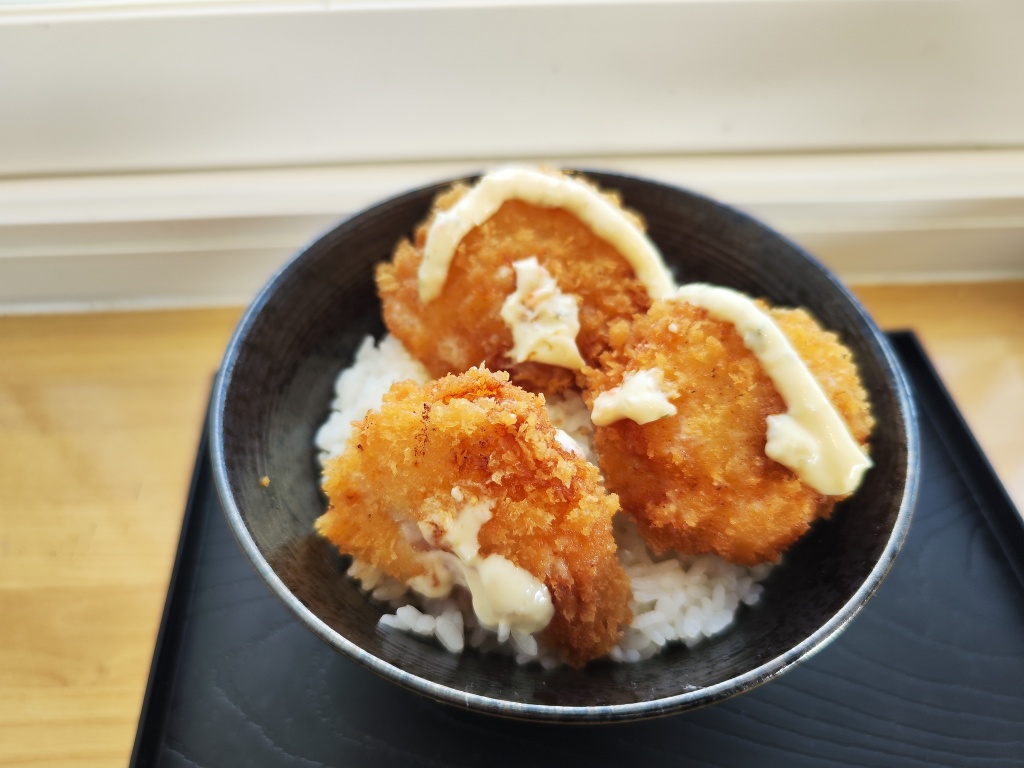 ホタテフライ丼
