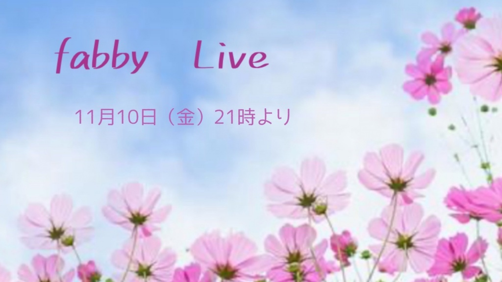 fabby Live  ♩セトリ*¨*•.¸¸♩
