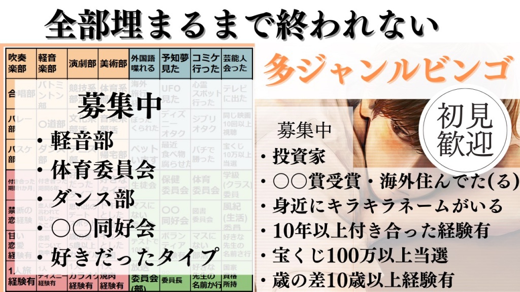 残り4マスで達成！軽音部、テニス部、好きだったタイ