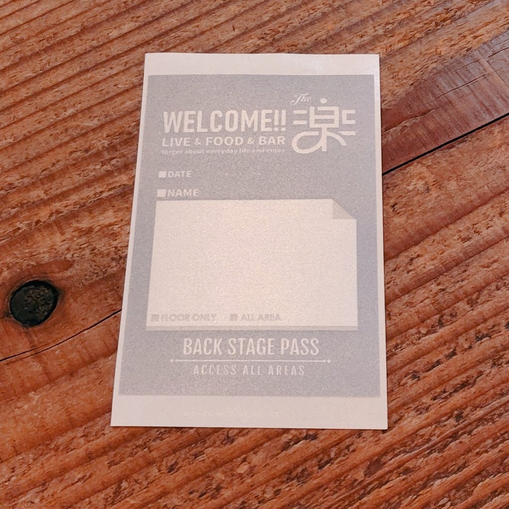 【本日限定💡THE楽さんライブGOODSのご案内🌼】
