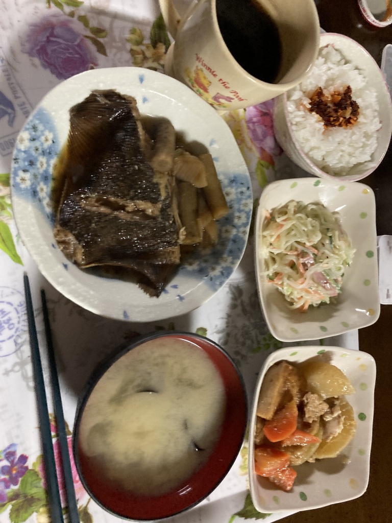 イただきます、、母さん作☺️この後多分またイケるぜ、
