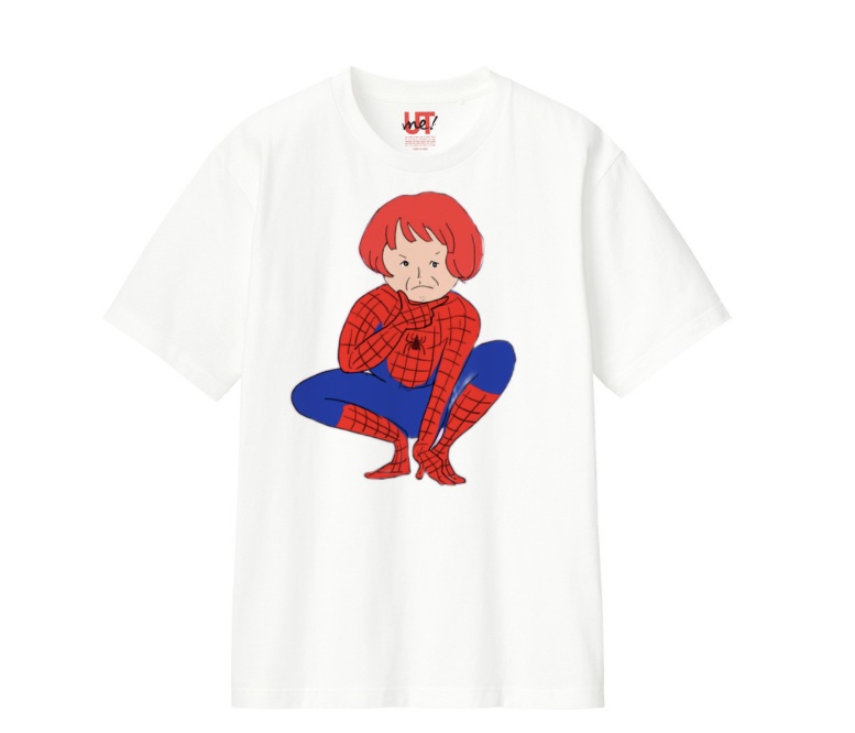 【復刻デザインスパイダーマン子　Tシャツ販売中】
