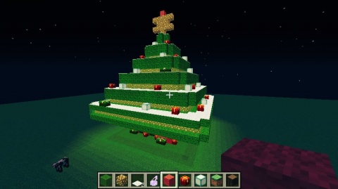 クリスマスってことでクリスマスツリーを作ったんです