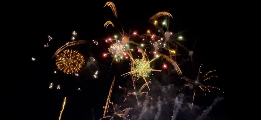 YouTubeに、和歌山マリーナシティでの、花火大会の動