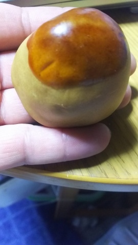 栗🌰饅頭栗🌰が１つ入った饅頭だよ❗🎵(^o^)