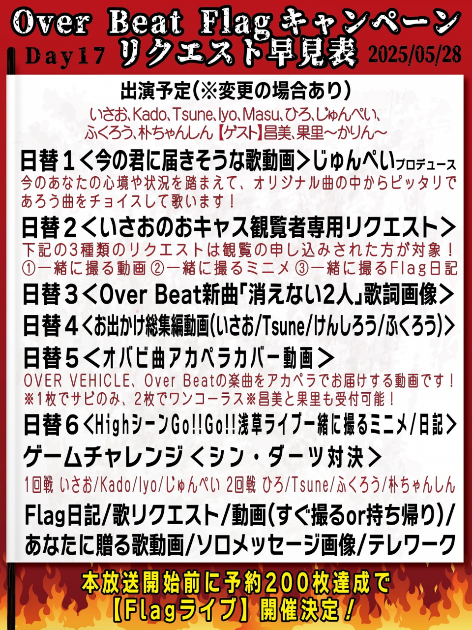 本日5/28(水)はおキャス出演日‼️先輩アーティスト、Ov