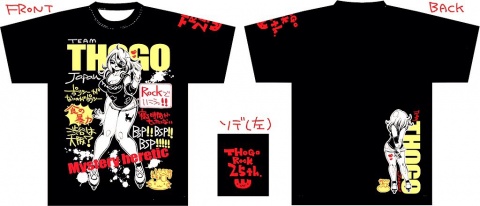【通販開始】THOGO25周年記念「トーゴー女体化Tシャツ