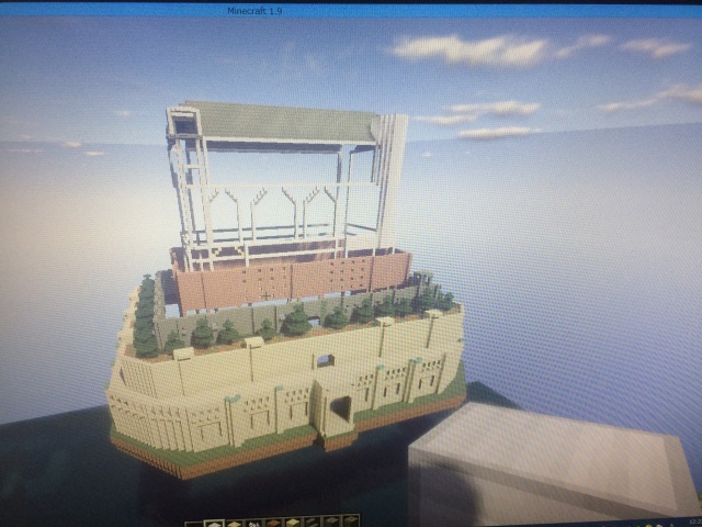 Minecraft 天空の城ラピュタ建設です  続きになります