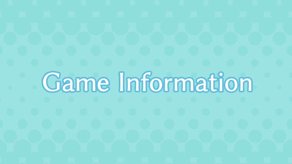 【GAME INFO】実況したゲームの情報②