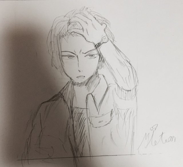 眠くないし暇だったからなんとなーく絵描いてみた！