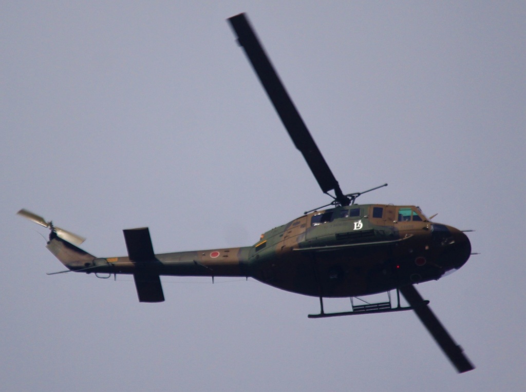 陸上自衛隊（立川駐屯地所属）UH-1型ヘリコプター
