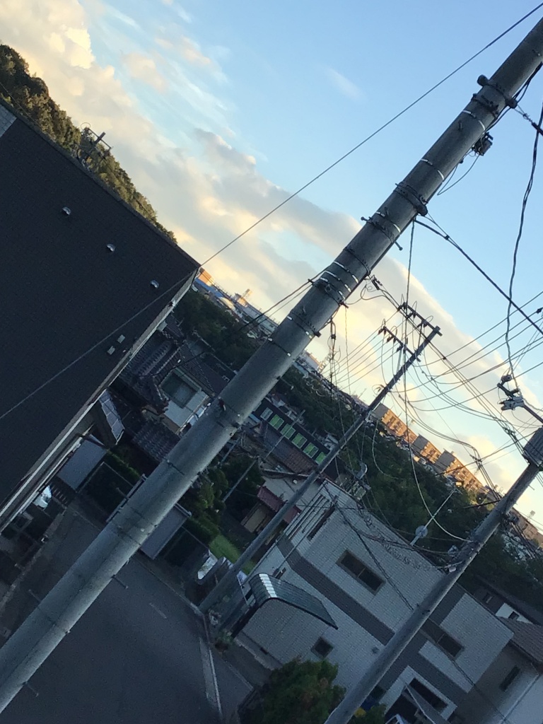 帰り途中の撮った空〜