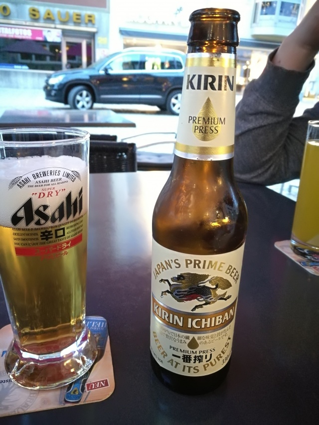 Japanese Beer is actually pretty good. (ㅅ´ ˘ `)