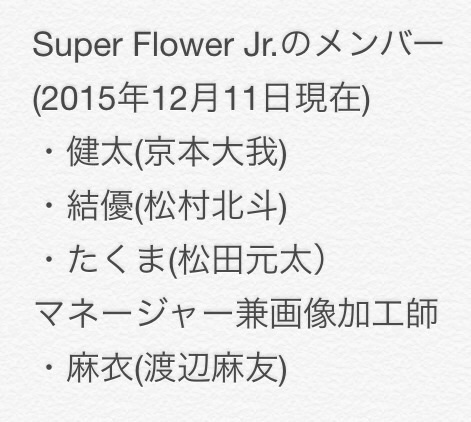 [Super Flower Jr.について]
