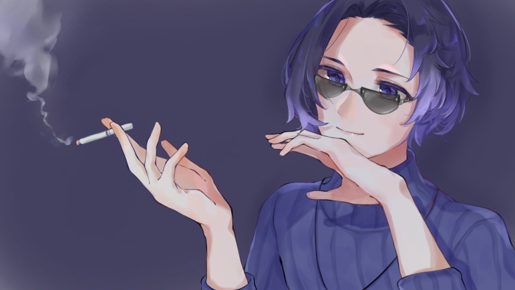煙草と歌を愛する魔王系ヤニカスVtuber詩夜見ヌルです